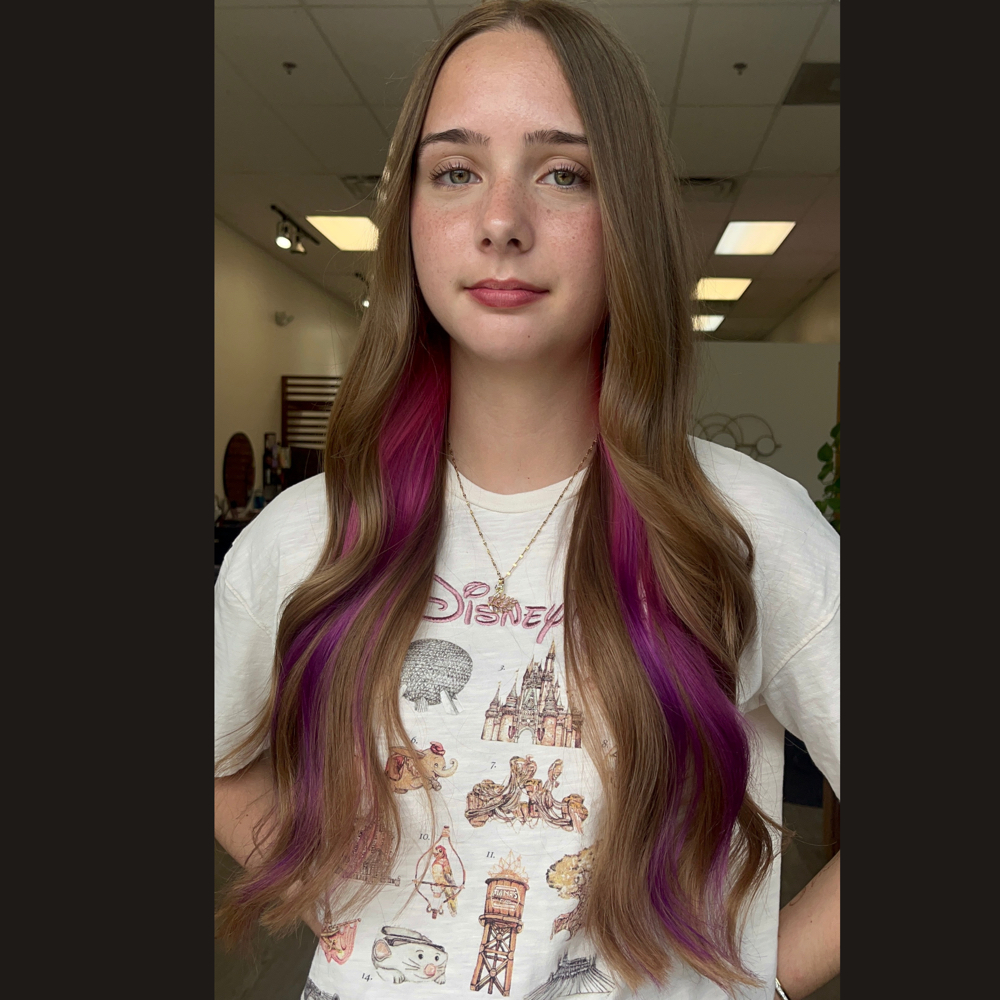 accent foil / peek-a-boo at Haircraft by Hanni in clermont, FL