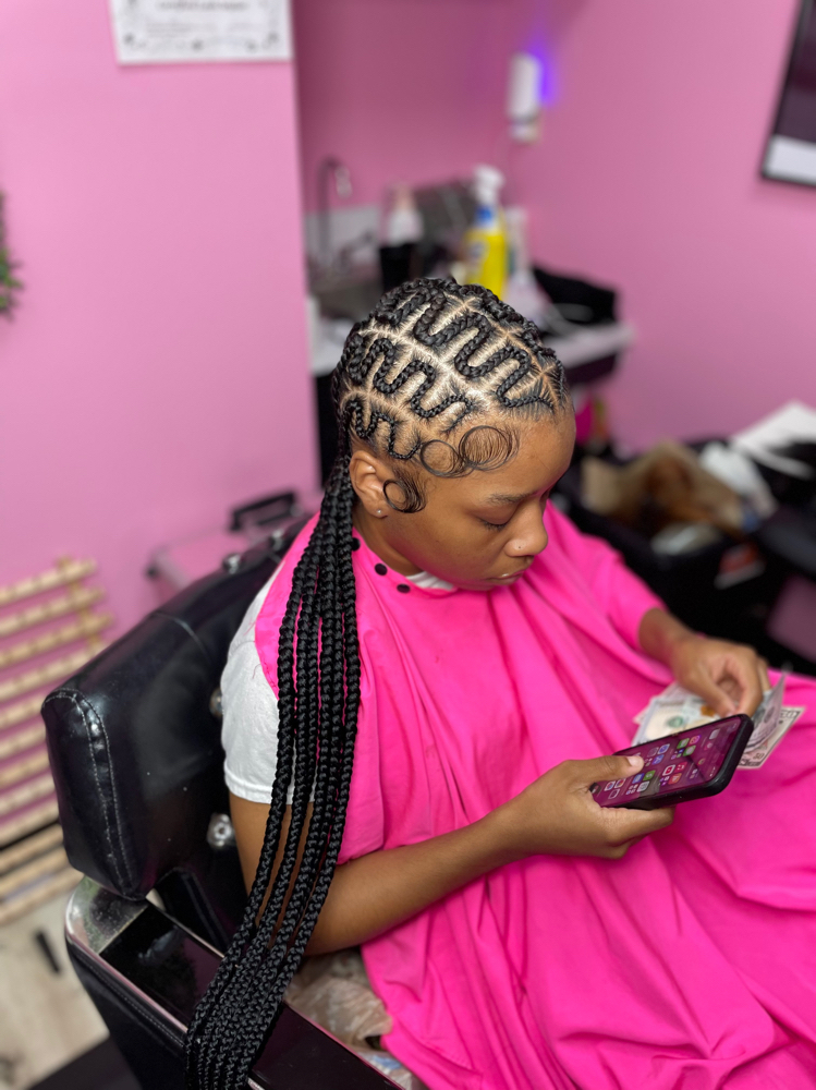 6 Zig Zag Braids