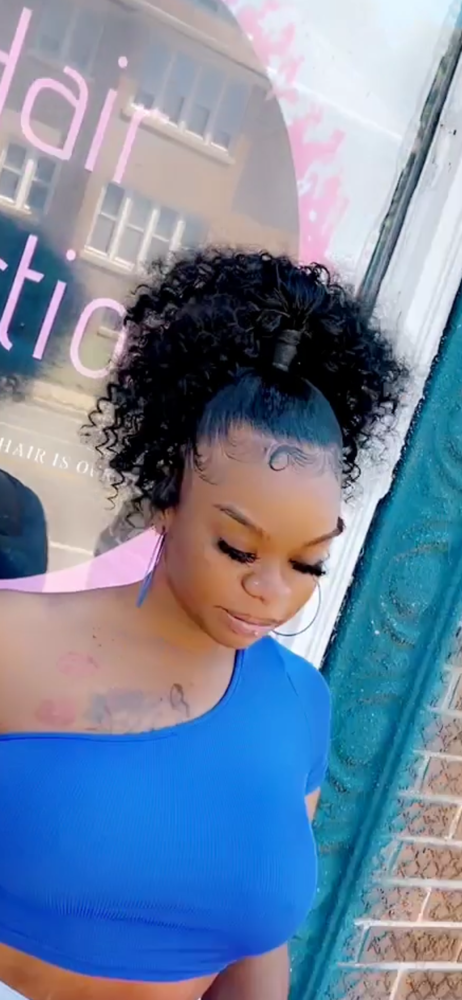 Short Poof Ponytail