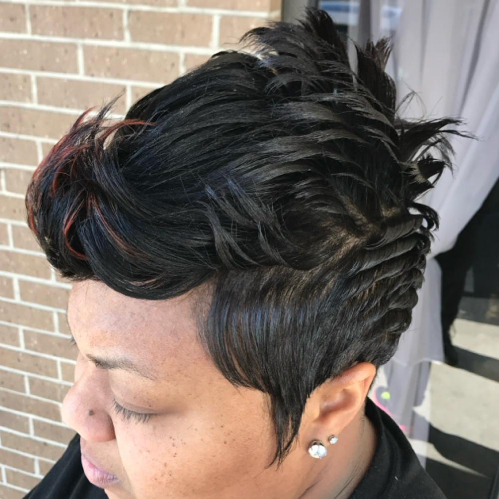 Shampoo And Trim And Style at Shear Pink Hair Studios in Chattanooga, TN