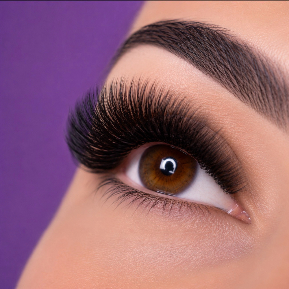 Volume Half Set at PURPLE LASHES | PMU STUDIO in Key West, FL