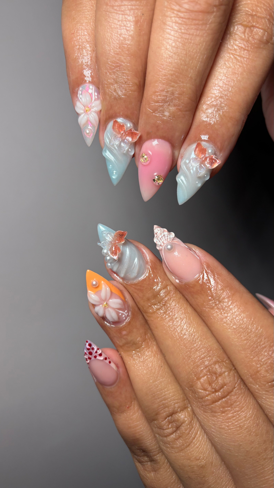 Acrylic Refill at Angamarca Nails Studio in New Haven, CT