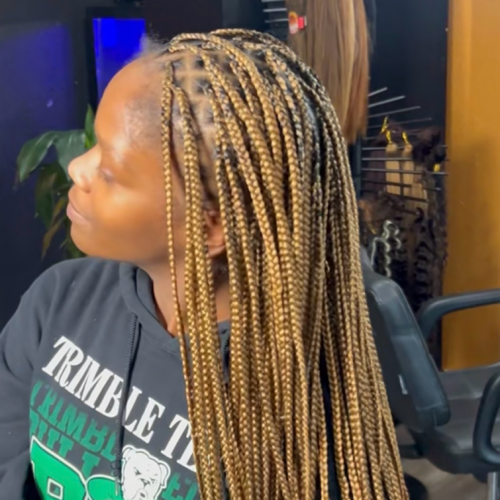 Small Knotless at 3D BRAIDS in Arlington, TX