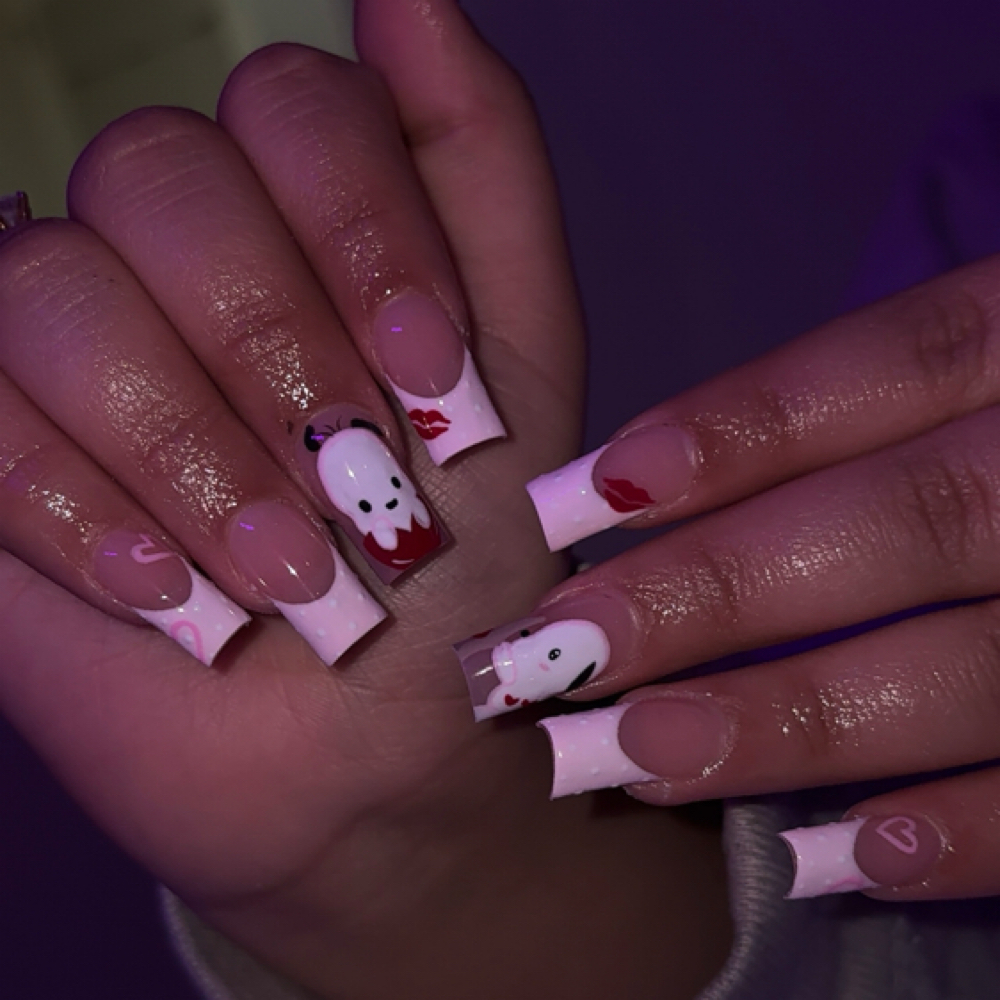 Short Acrylic Nails at Lilac Dreams in Shoreline, WA