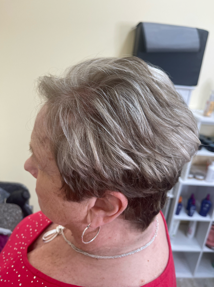 Above Ear Highlights Or Partial