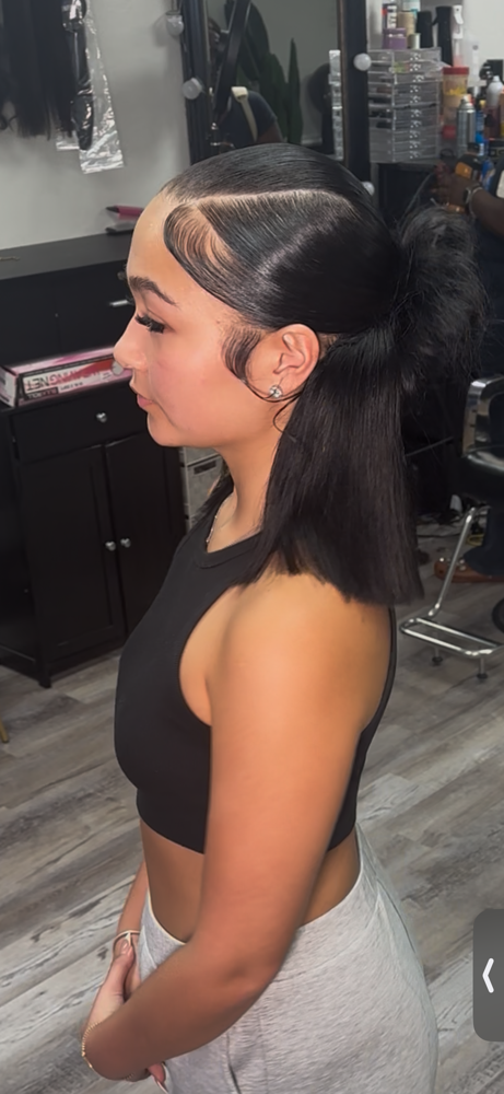 Three Part Half Up Half Down