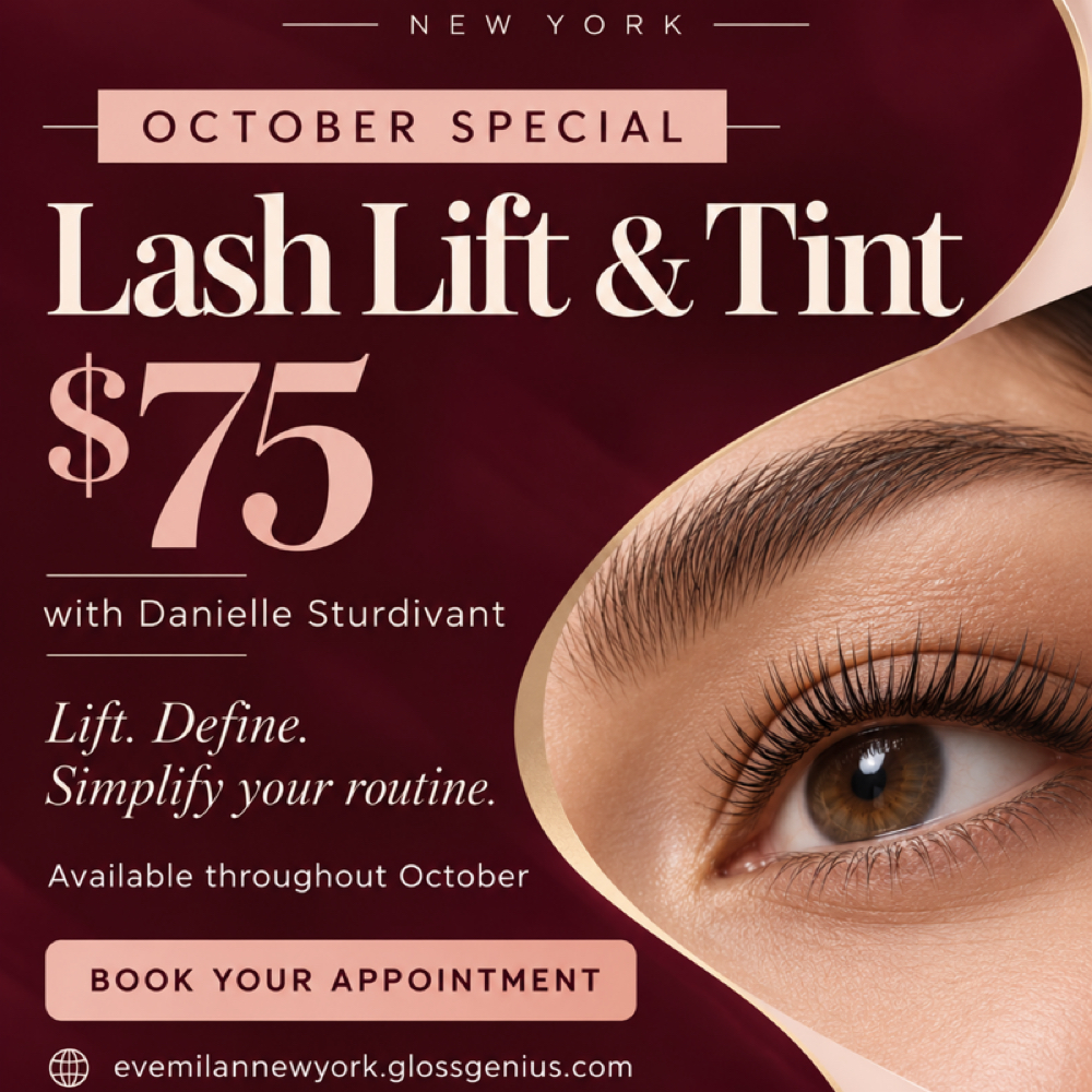 October Lash Lift Special at Eve Milan New York in White Plains, NY