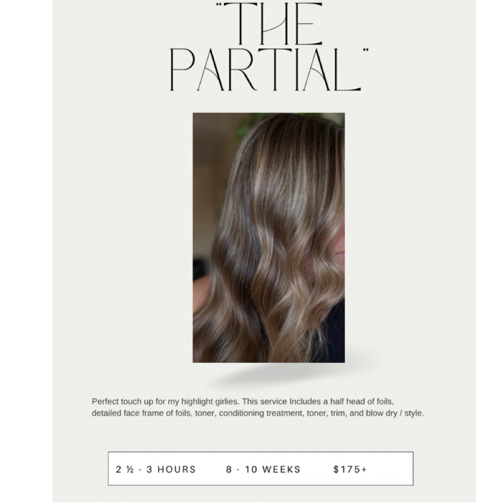 “ The Partial “ at Desert Hair Studio in Yuma, AZ