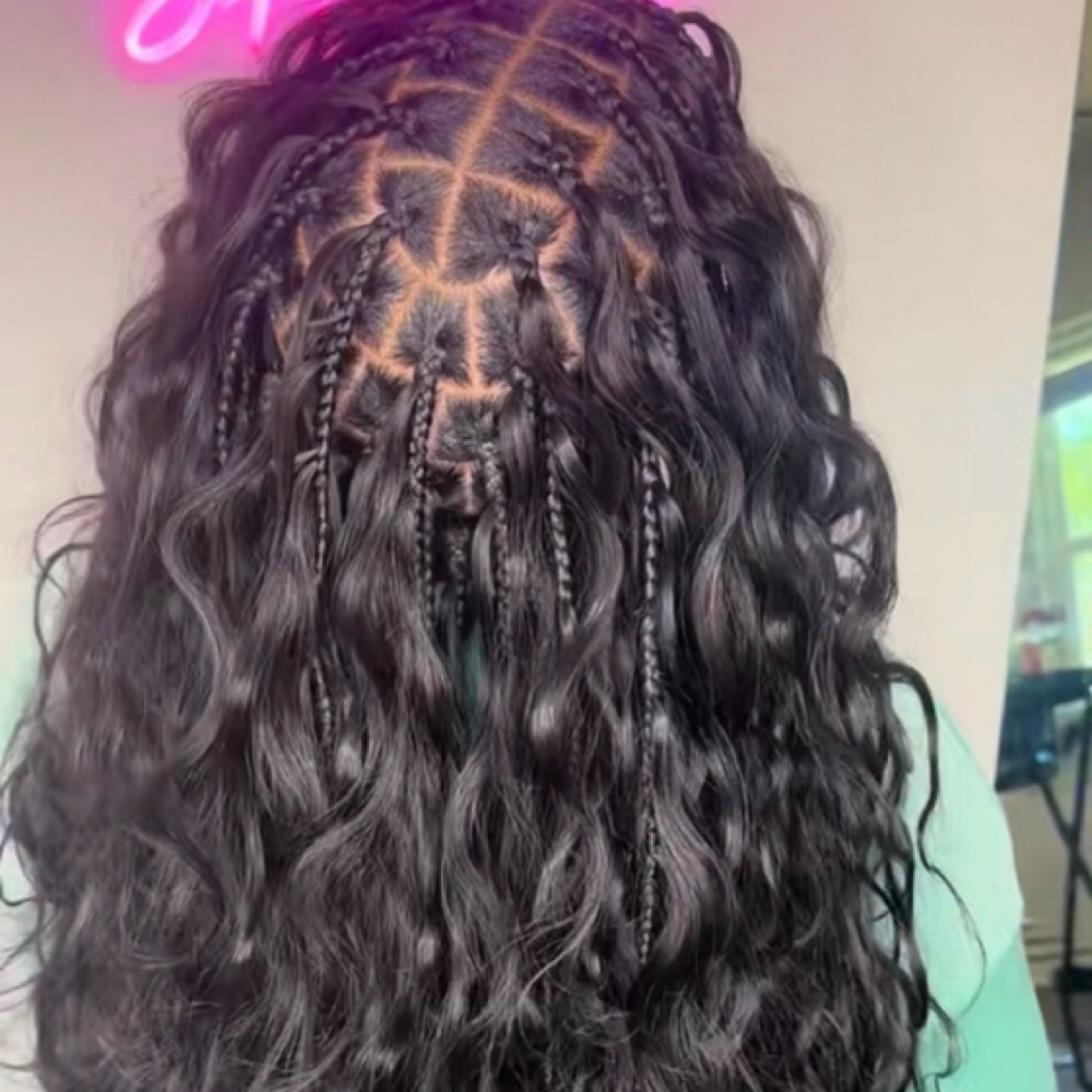 Medium Waist Length at Trinistylesalon in Villa Rica, GA