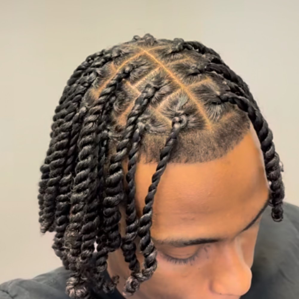 Two Strand Twists (Men) at Haus Of Kartel in Rochester, NY
