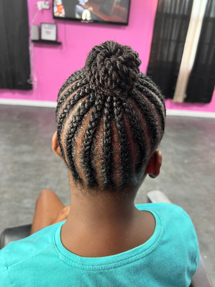 Kids Braided Bun Ages 6-14