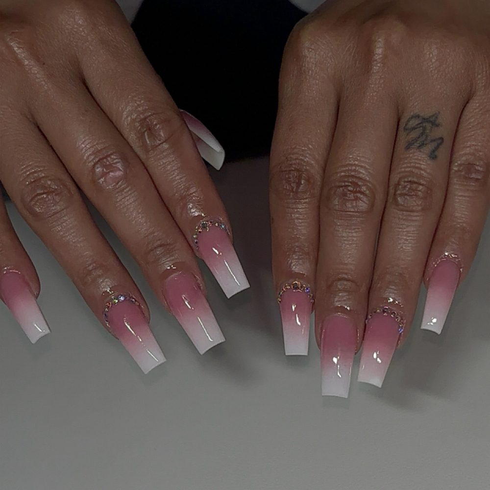 Ombre Nails at One 11 Beauty in Hinesville, GA