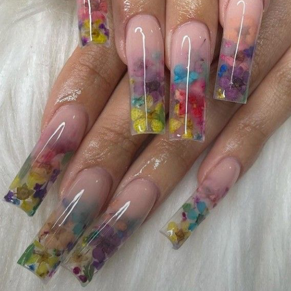 Encapsulated Nail Art (Short- Long) at Ari’s Obsessions in Cocoa Beach, FL