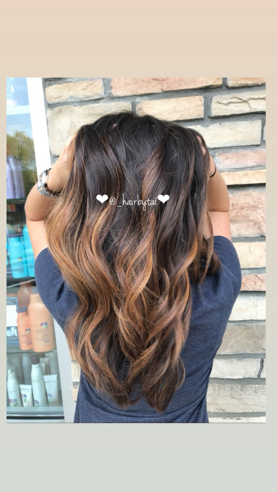 Ombré with Haircut