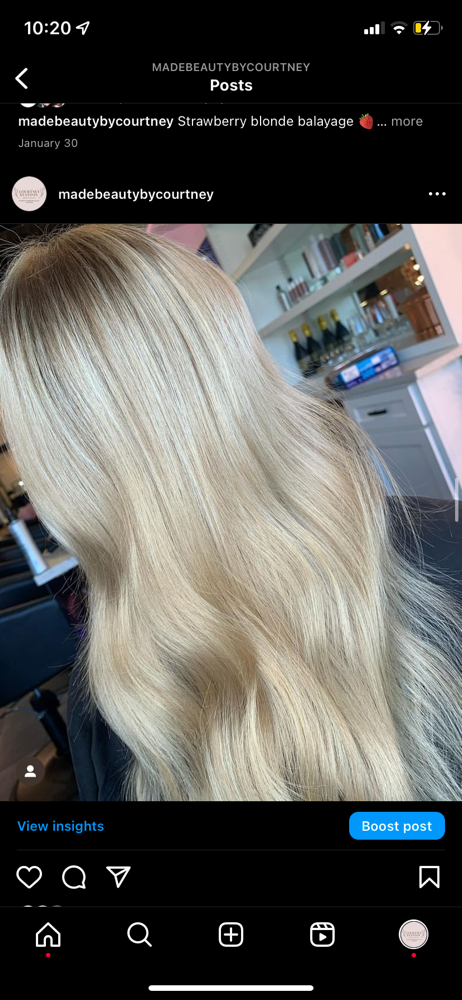 Blonde Balayage