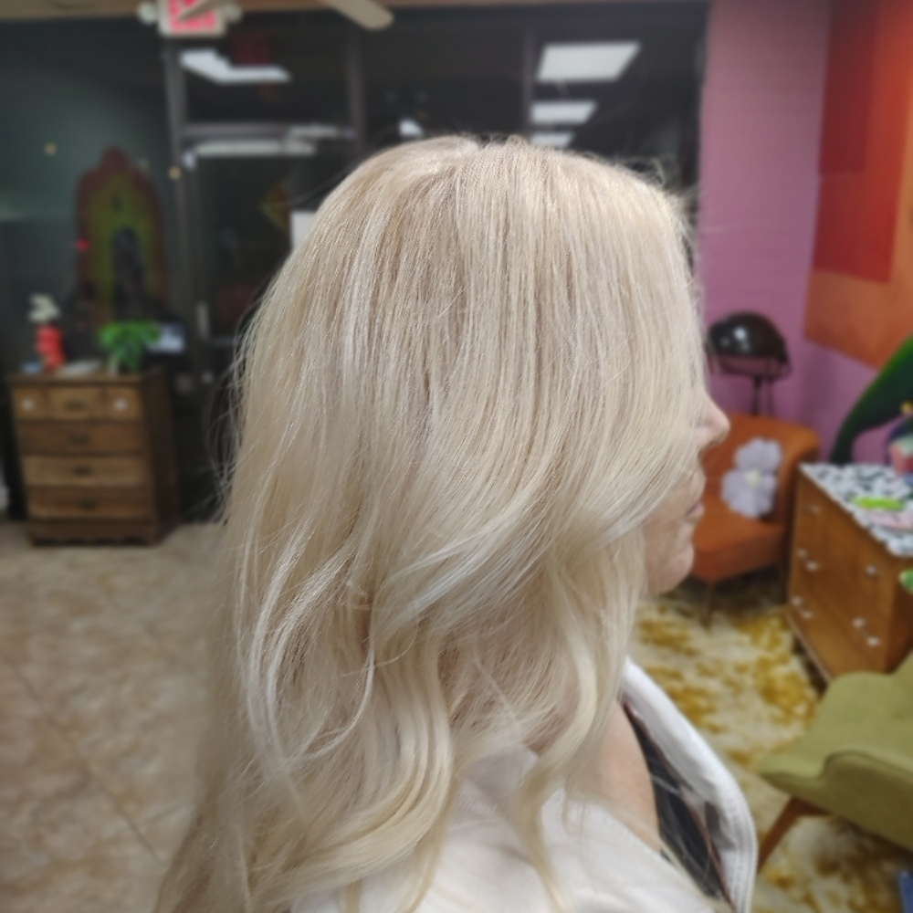 Bleach Retouch at Strawberry Fields Salon and Boutique in Mesa, AZ