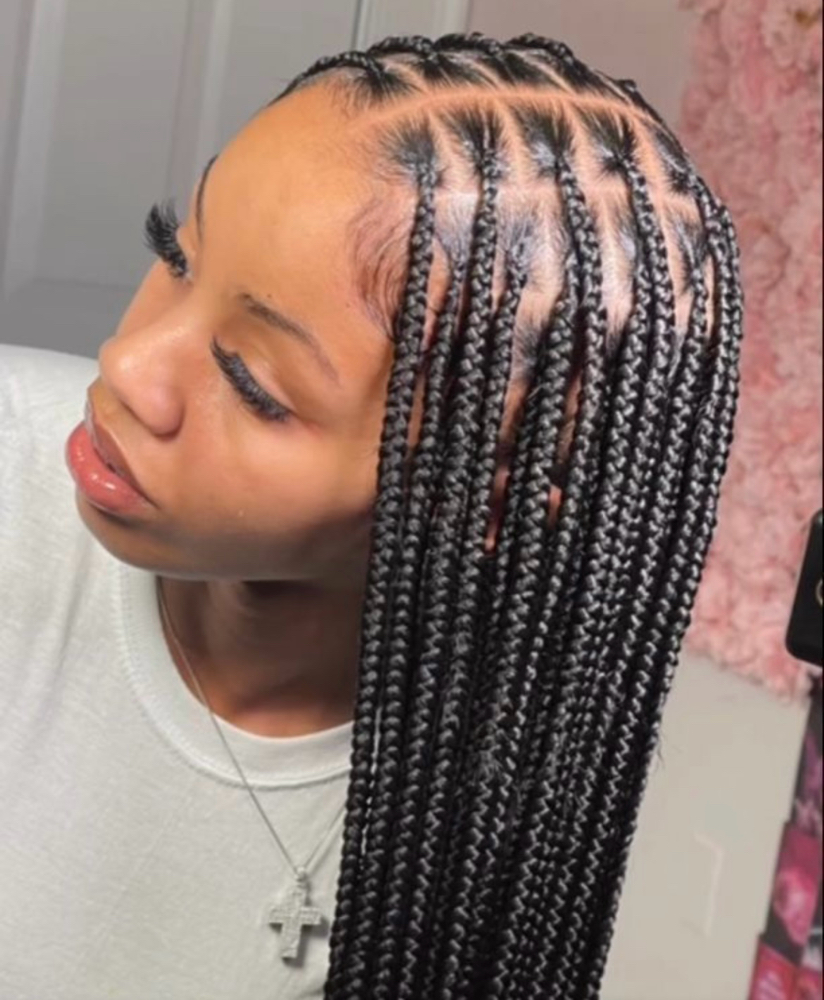 Small Knotless Braids