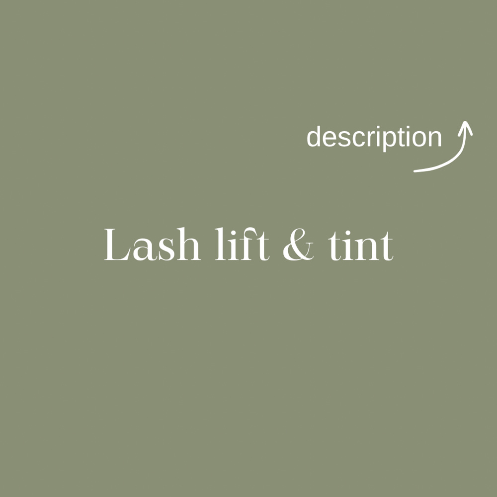 Lash Lift & Tint