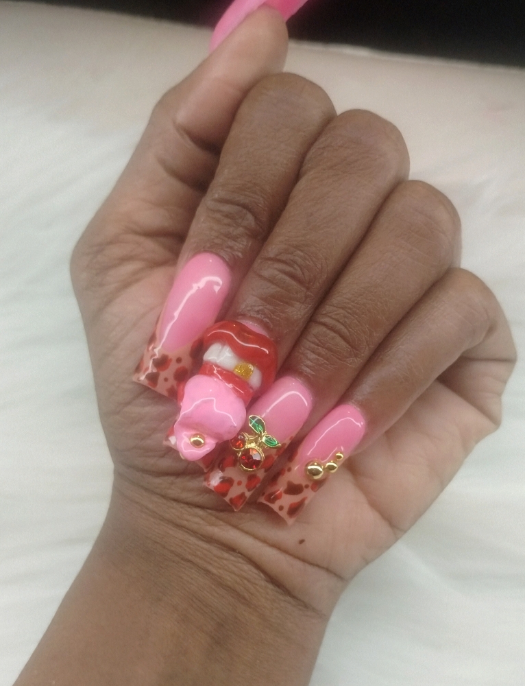 Acrylic Fullset: LONG💅