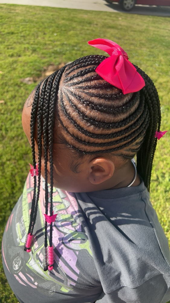 Braids W/ Extensions Age 10-12