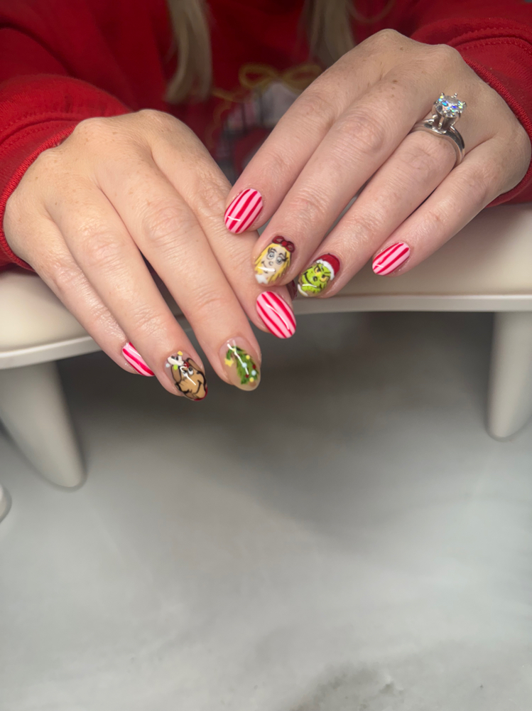 Builder Gel Fill Detailed/ Multiple at JP Nail Designs in ky, KY