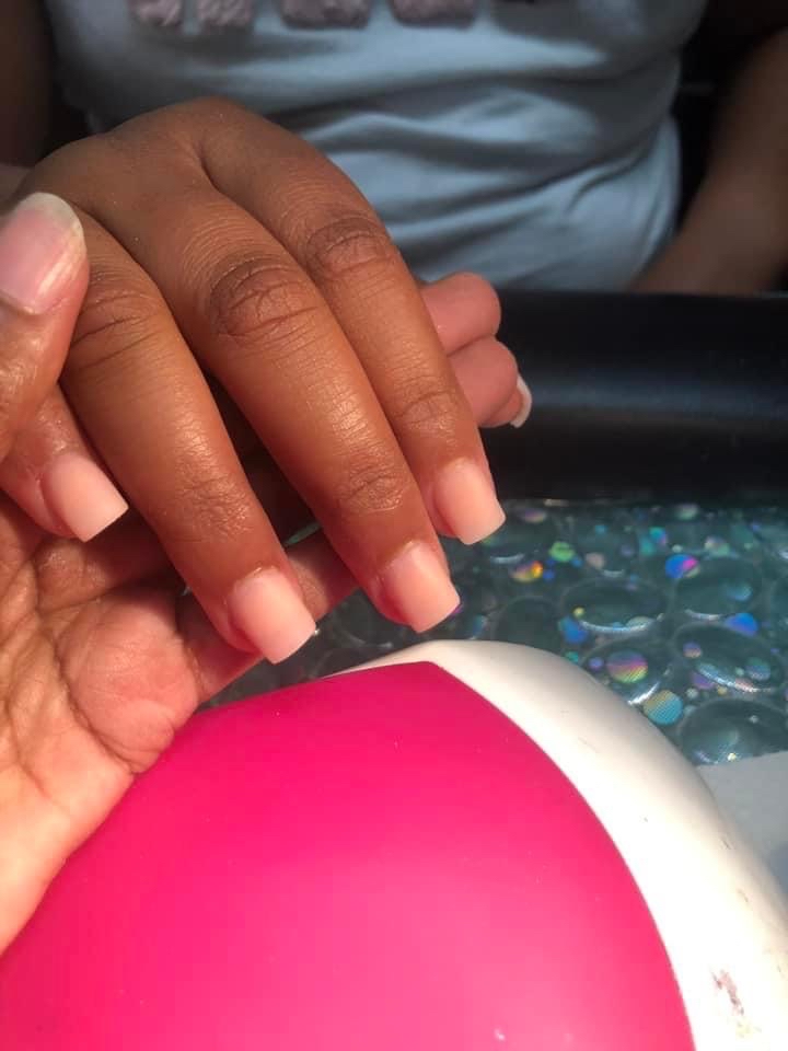 Plain Shorties (pink Acrylic)