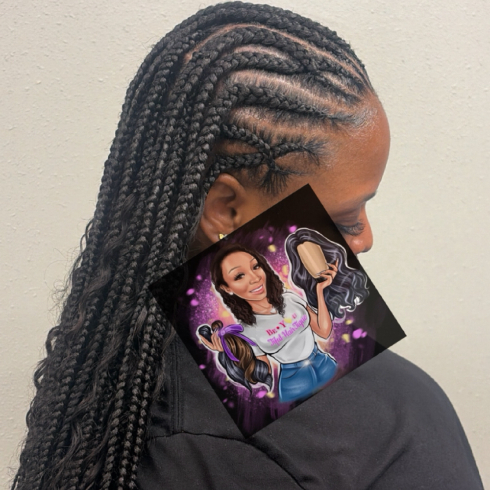 Med Boho Fulani Braids at BeyoutifulHairtique in Duncanvile, TX