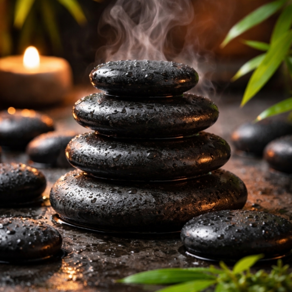 Hot Stone Neck & Back Enhancement at NOVA Touch Therapy Boutique Massage & Wellness in Woodbridge, VA