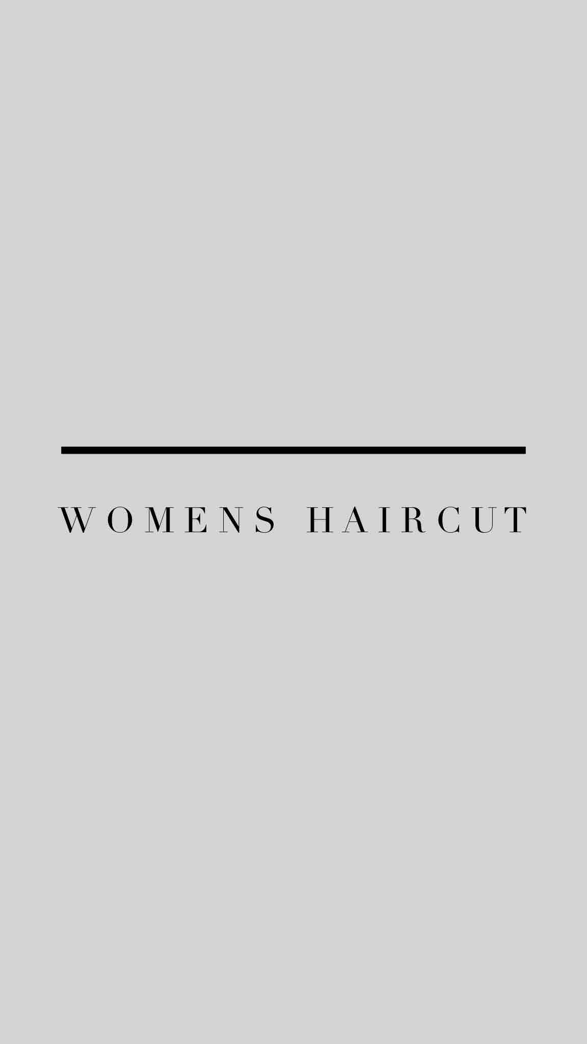 Womens Haircut