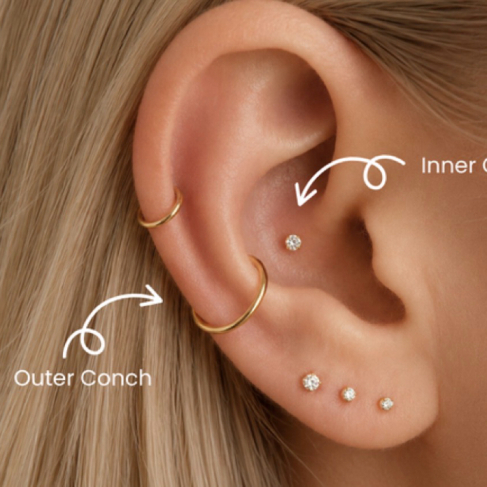 Conch Piercing at Leti_the_Esthi_ in Phoenix, AZ