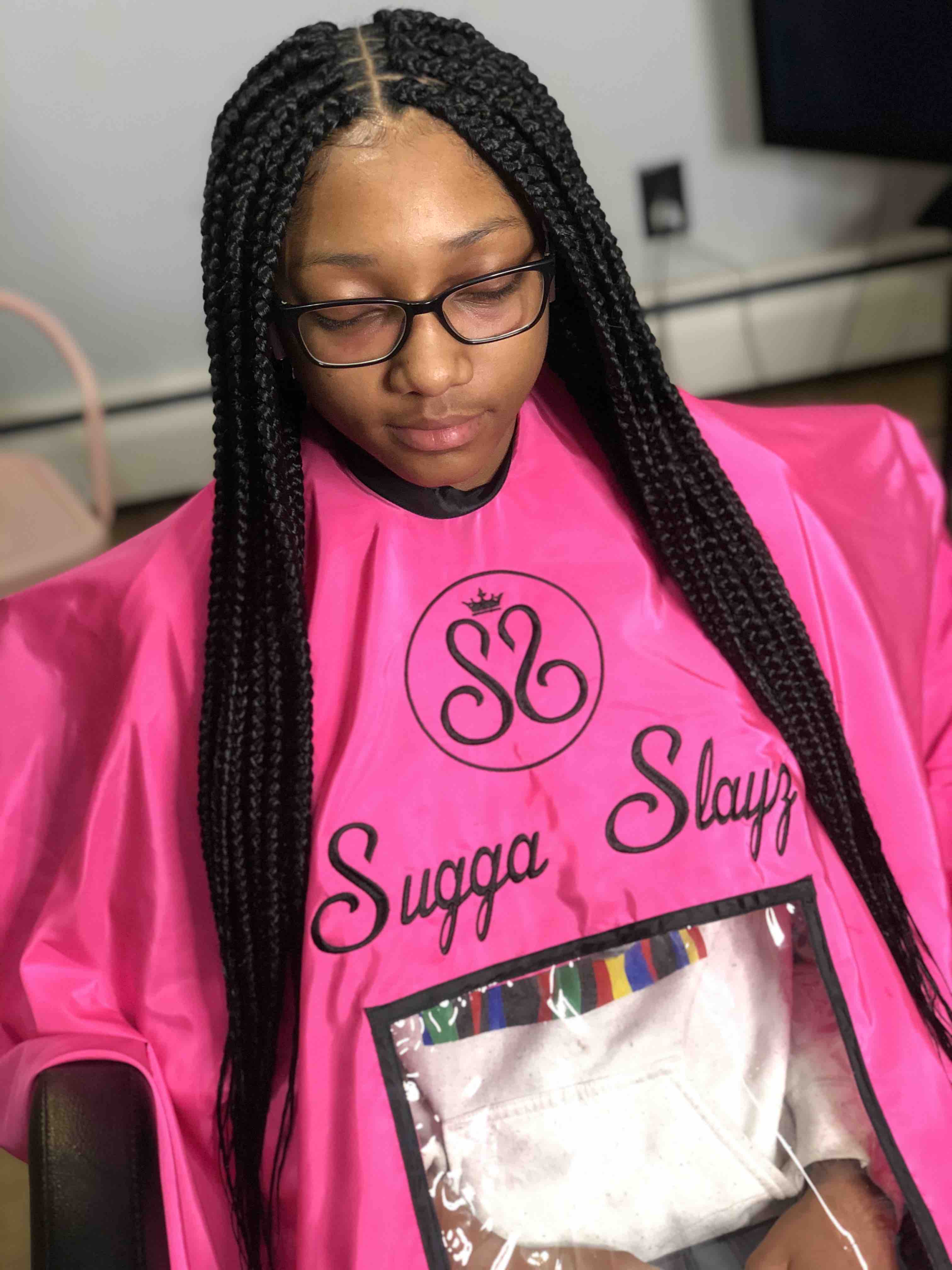 Medium Box Braids