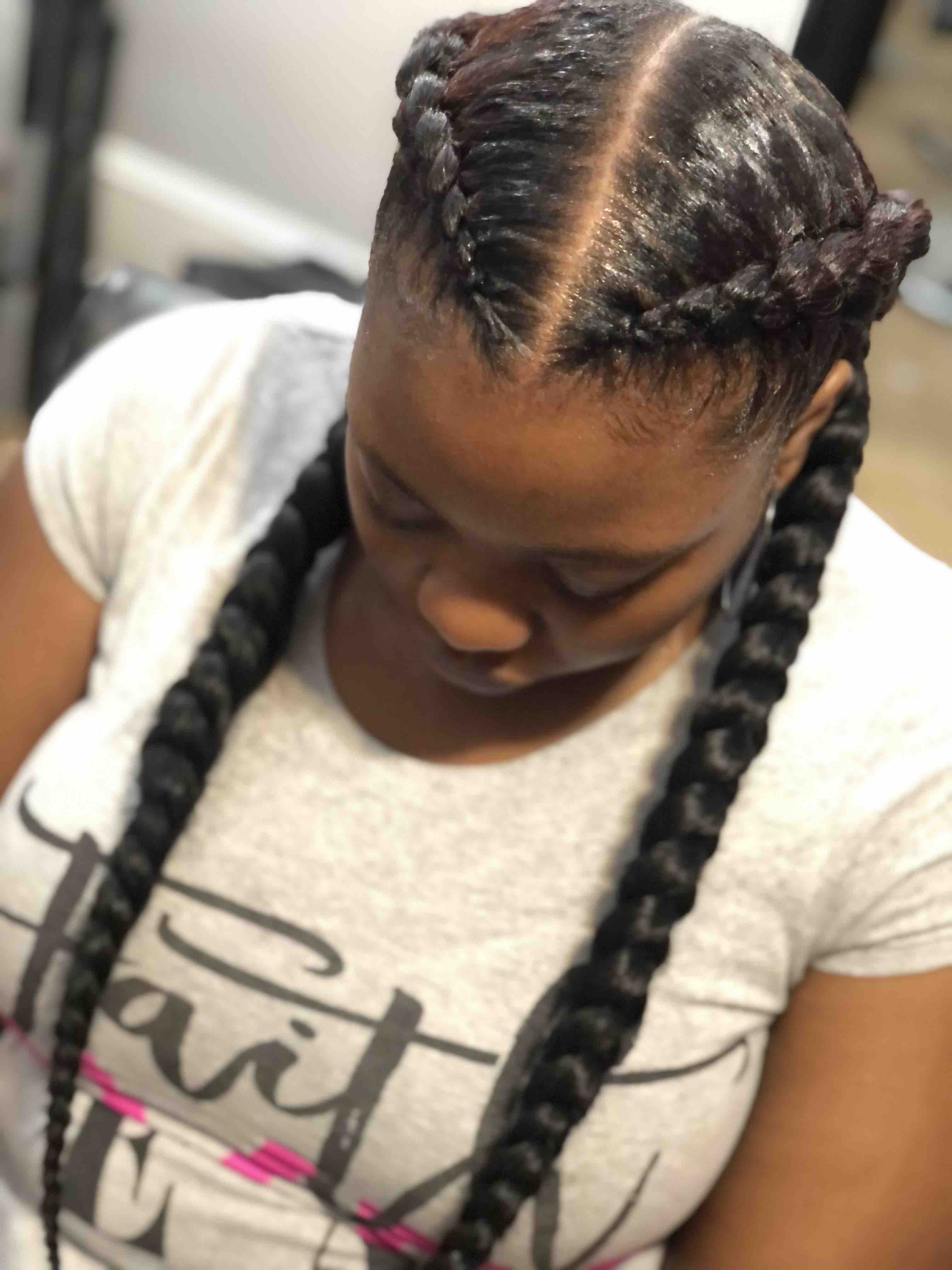 Two Feed In Braids
