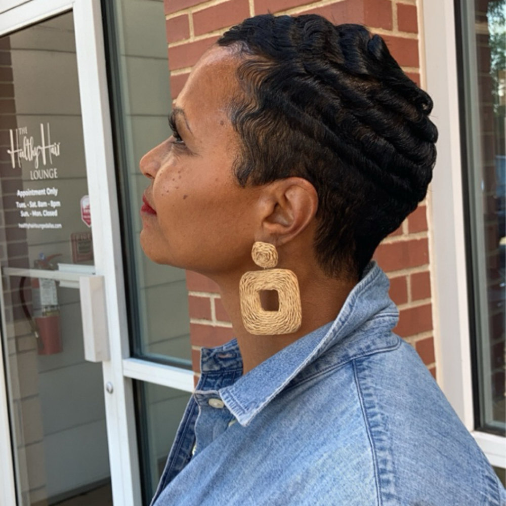 Short Hair (Relaxed Hair Only) at THE BEAUTY COLLECTIVE STUDIO in Duncanville, TX
