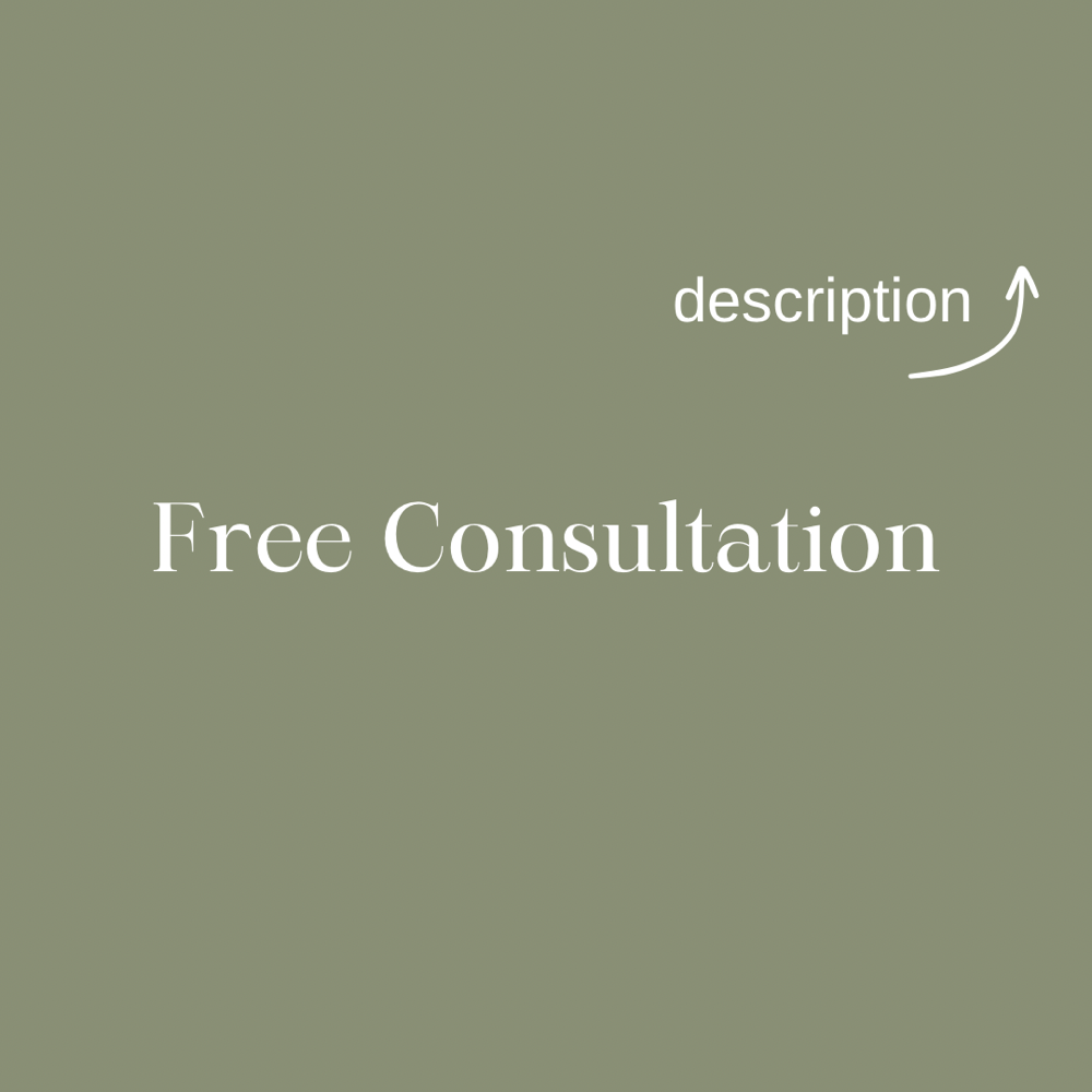 Free Consultation- In person
