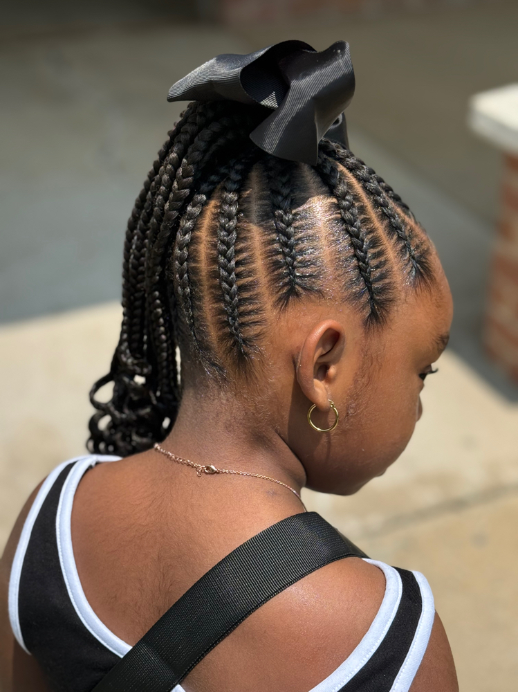 Kid Scalp Braids Ages 4-7
