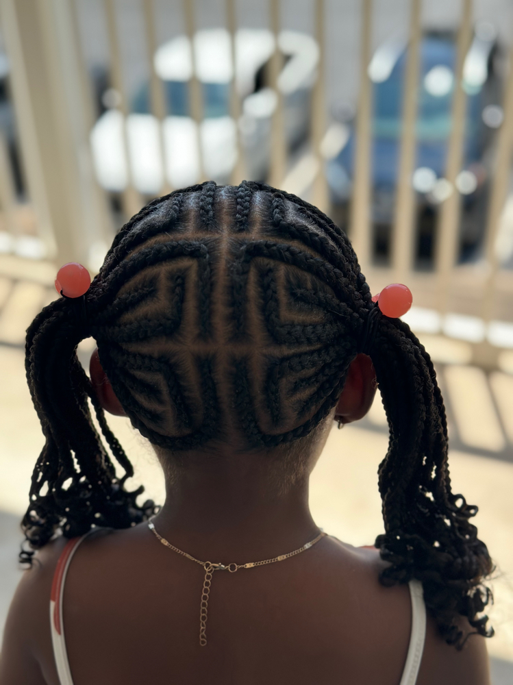 Kid Scalp Braids Ages 4-8