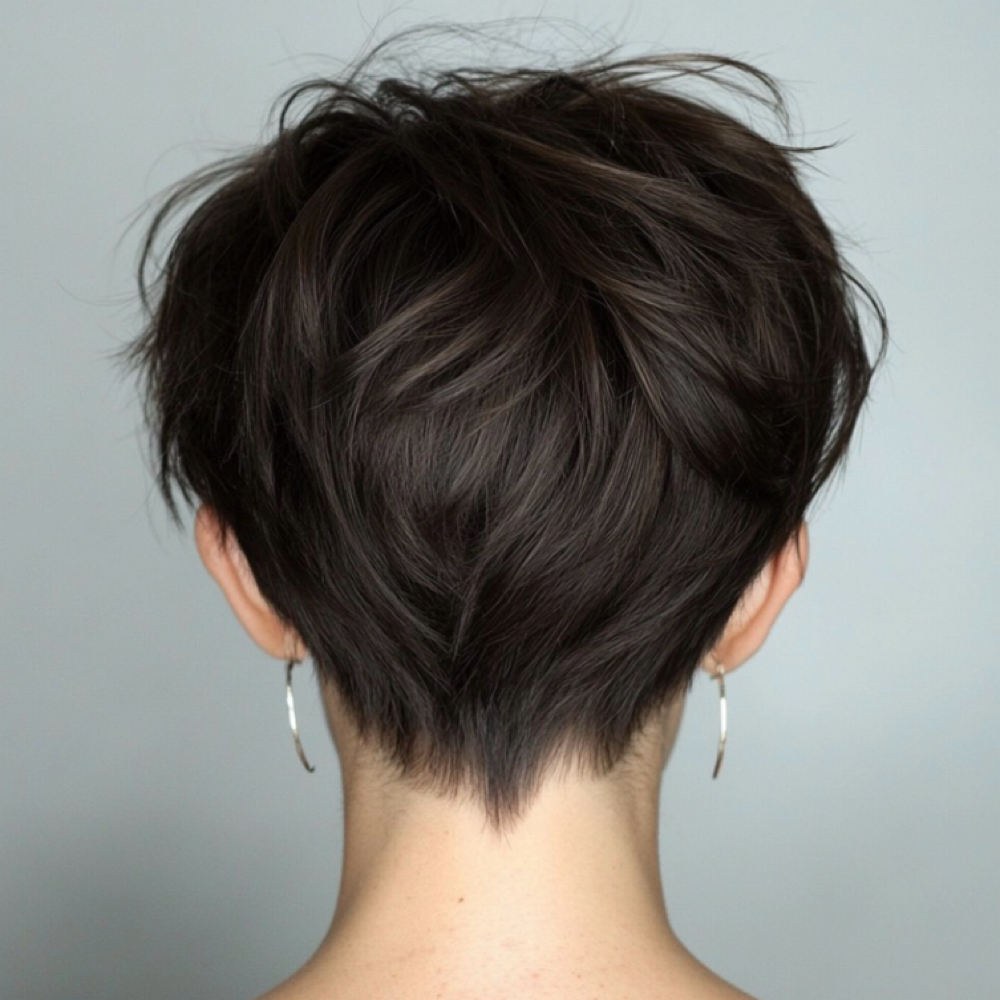 All Over Single Color&Cut/Pixie at HAIR BY ASHLIE in Hurst, TX