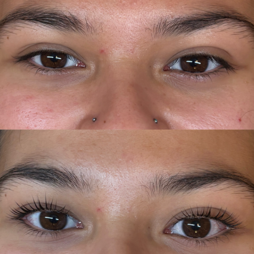 korean lash lift (no tint) at dolled_byjess in Lompoc, CA