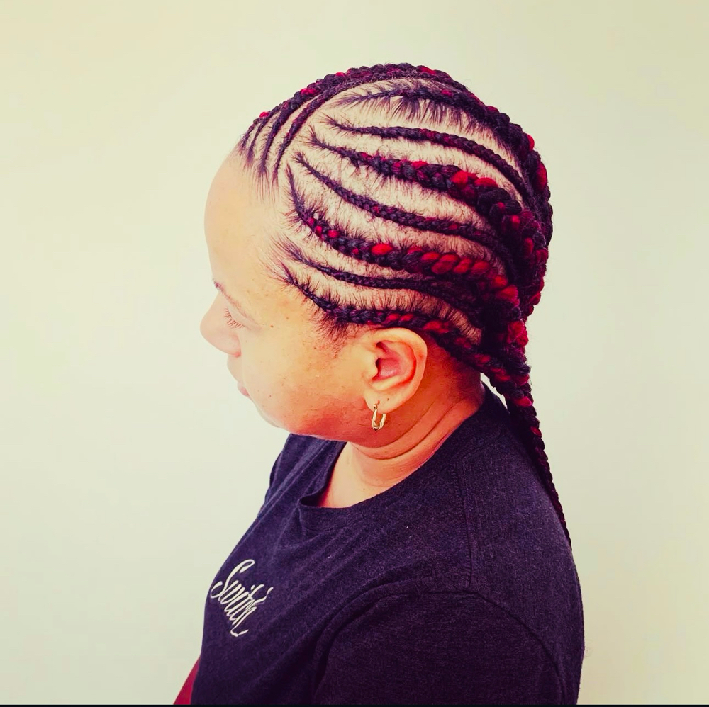 Feed In Cornrows