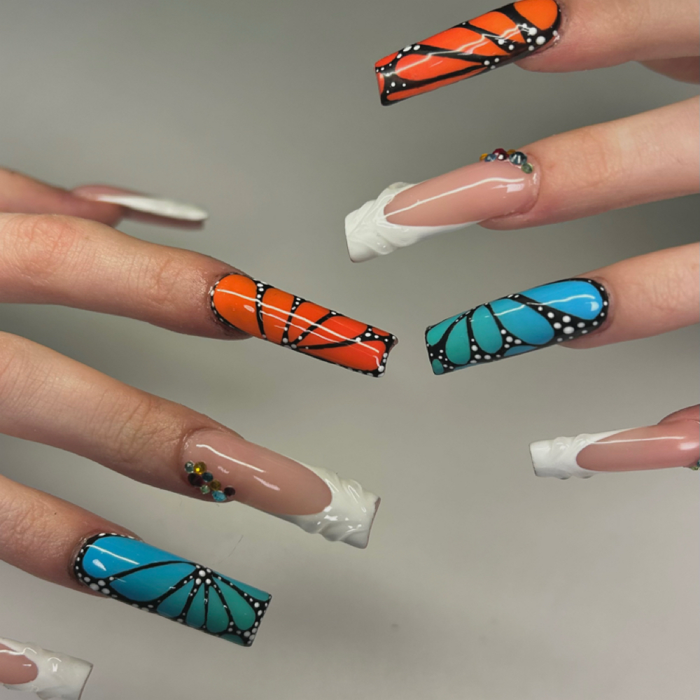 X long Acrylic set at Nails.byava in templeton, MA