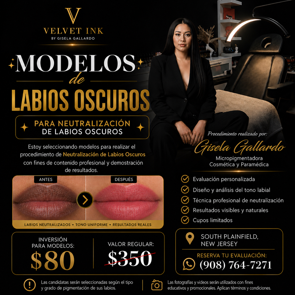 MODELOS DARK LIPS at VELVET INK BY GISELA GALLARDO LLC in South Plainfield, NJ