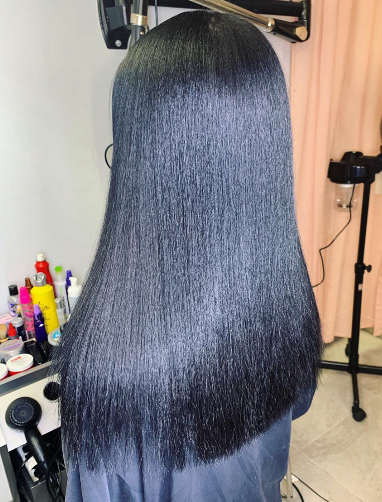 Silk Press And Haircut