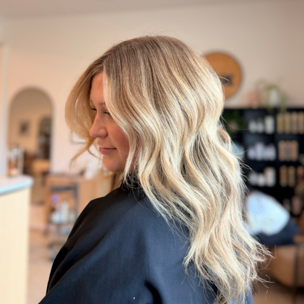 Partial Custom Blonding at Hair By Rianna in Sacramento, CA