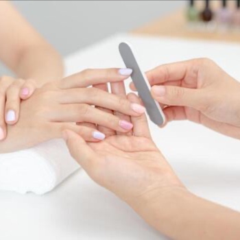 Manicures at Little Paradise Spa in La Mesa, CA