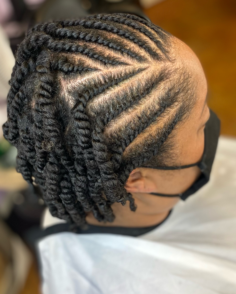 Combo Two Strand Twist Style