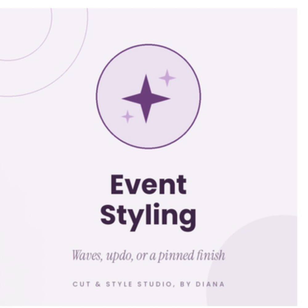 Event Styling at Cut & Style Studio, by Diana in Wadsworth, IL