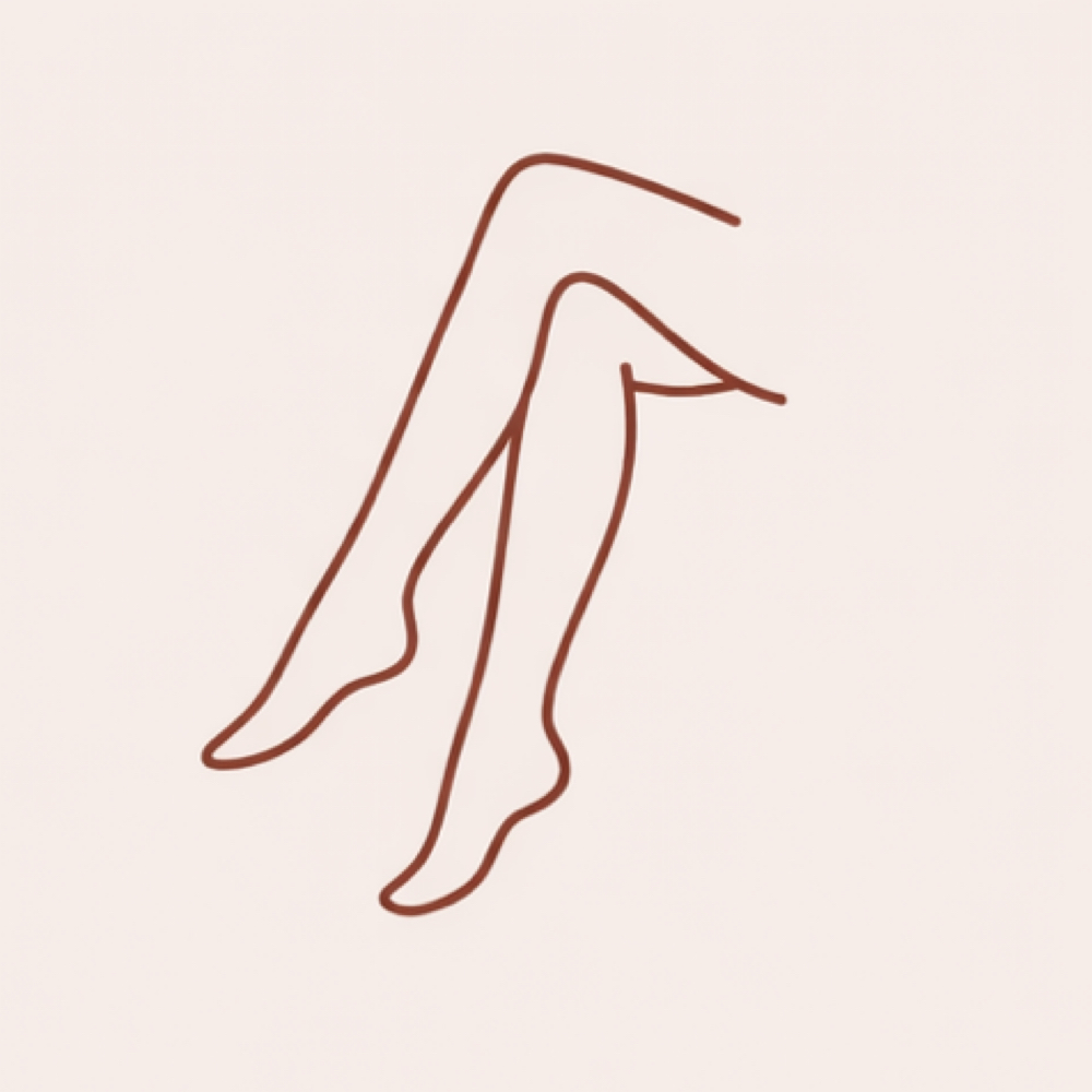 Half Leg Wax - Soft Wax | Piernas at Caraluna Esthetics in Baton Rouge, LA