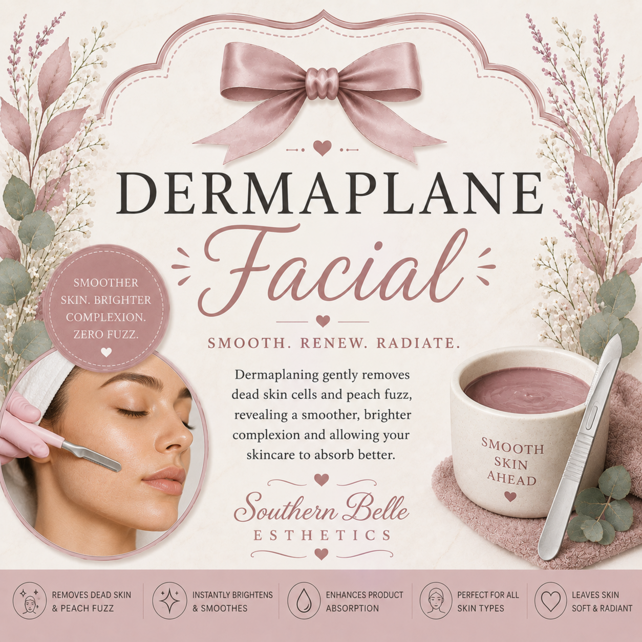 Dermaplane Facial at Southern Belle Esthetics in Marion, NC