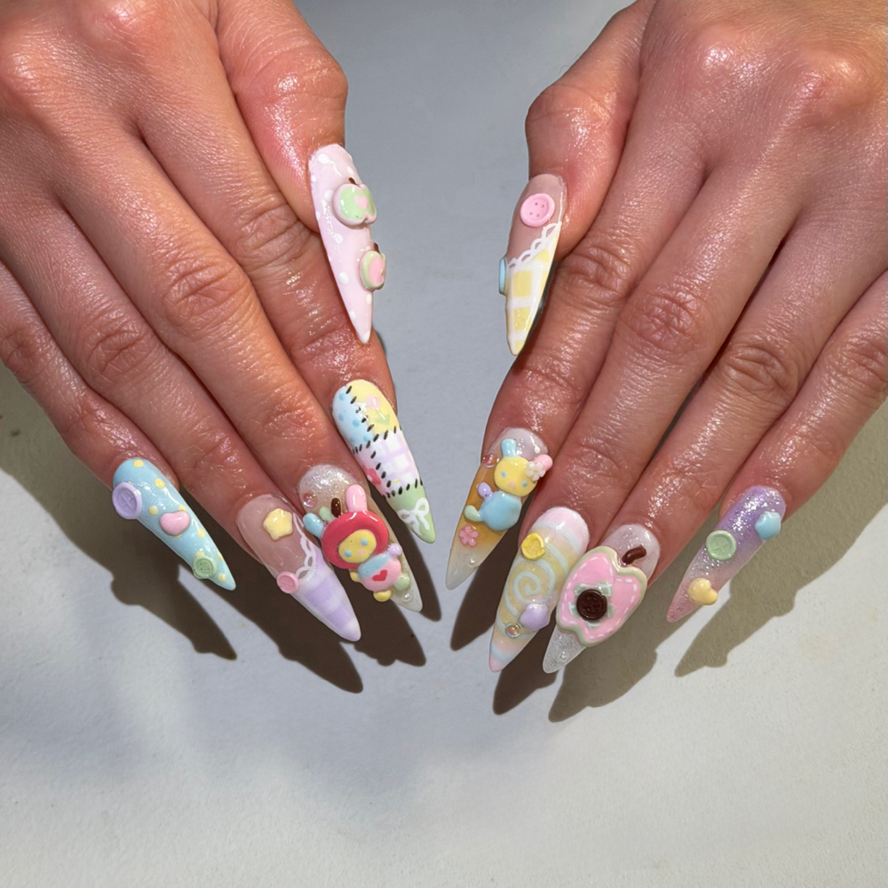 Gel-X Nails | Tier 4 | Full Glam at Lala + Co. Beauty Parlor in LANSING, MI