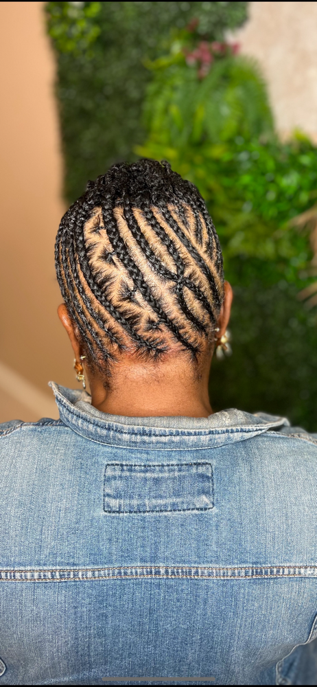 Natural Braided Updo